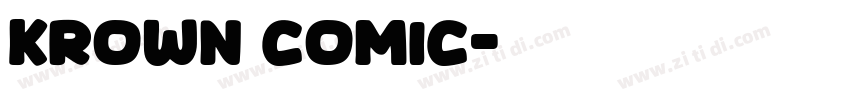 KROWN COMIC字体转换